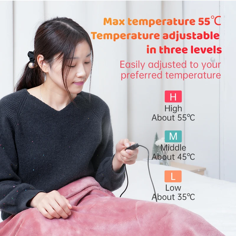 Wholesale electric blanket for bed under cold thermal winter heating pad electric heating blankets for home & office