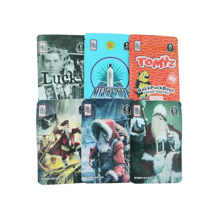 
Рождественский рюкзак для мальчиков, 3,5 г, майларовая упаковка с защитой от запаха, индивидуальный рюкзак, рюкзак для мальчиков, защита от детей с наклейками-голограммами 