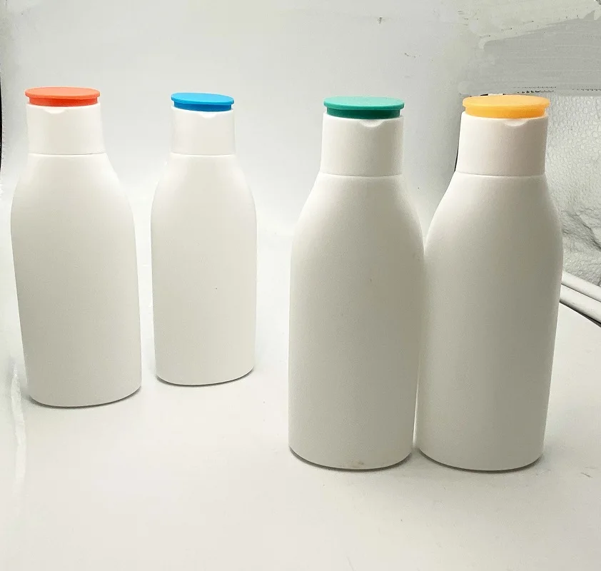 Manufacturer custom empty Vaselin jar 125ml  Plastic body butter Cream Jars with Flip Top Cap