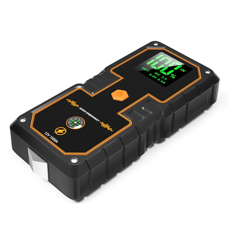High-Power 12000mAh Portable Jump Starter Emergency Tool Kit for 12V 600A Battery Cars High Power Bank Car Jump Starter