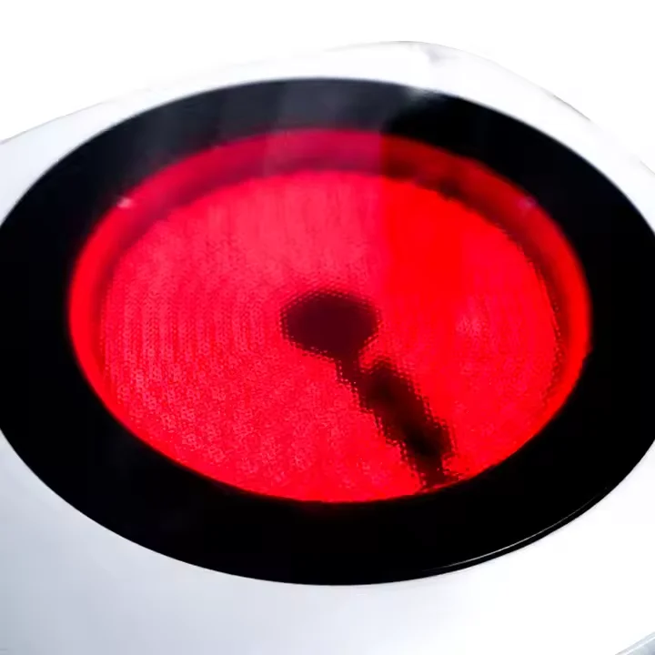 Hot plate for cooking,1300W portable infrared burner, 7-inch single burner electric glass range, 9-level temperature setting