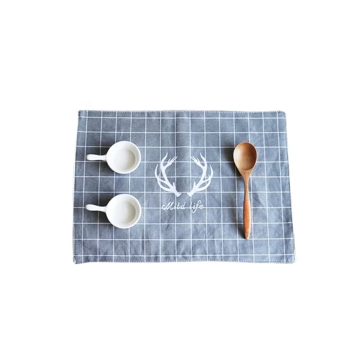 Customizing Logo Flax Linen Table Cloth Napkin for Wedding Airport Hotel  Banquet