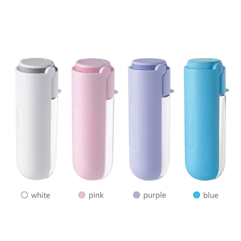 Redminut 420ml Pet Water Bottle Large Capacity Dog Food Feeder Folding Travel Drink Cup for Walking Dog Drinking Water Bowl