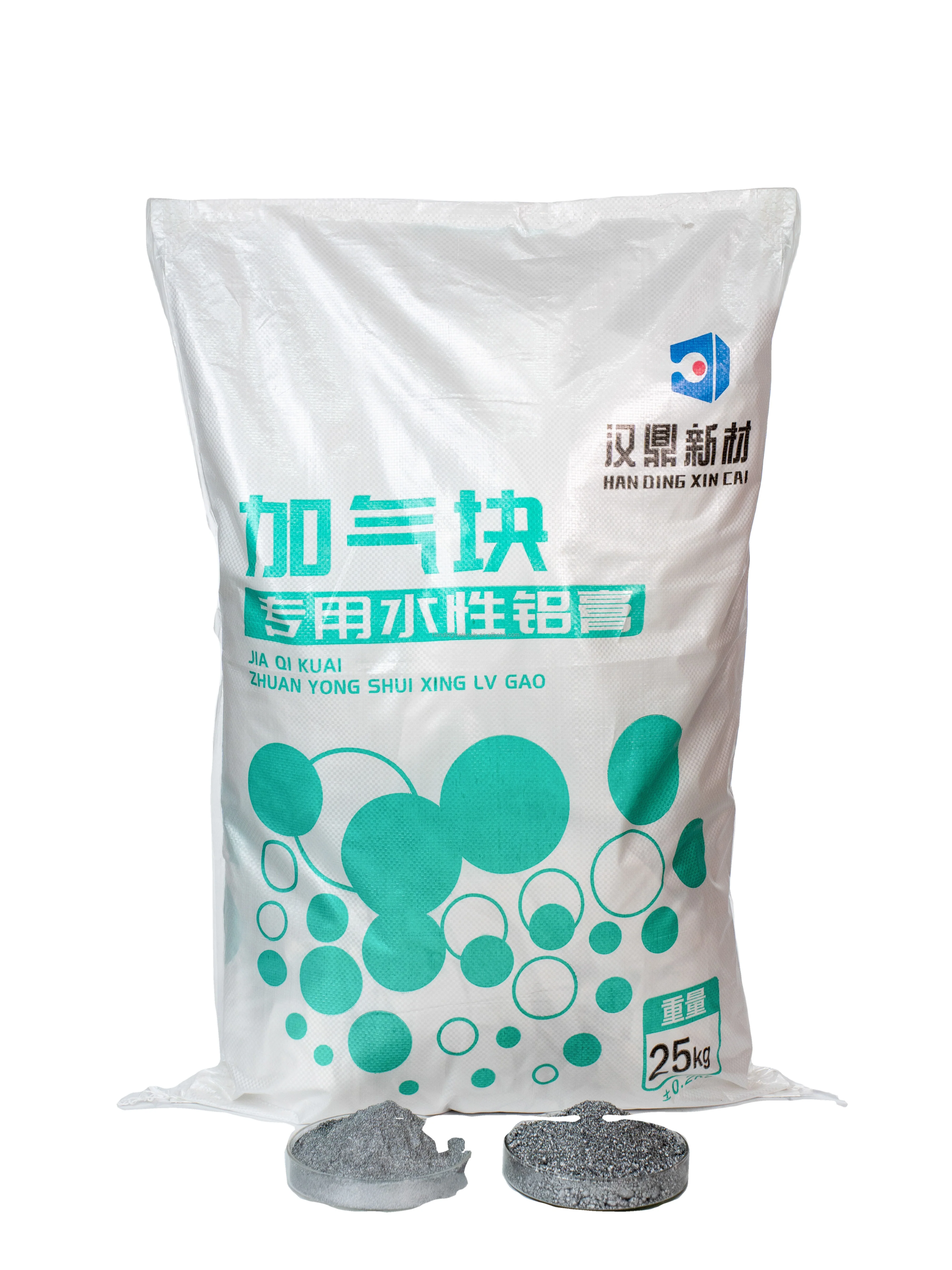 the aluminum powder paste  from HANDING company which used in AAC blocks or ALC  panel