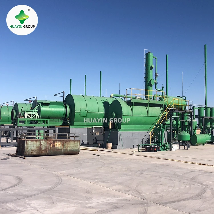 Waste oil to diesel recycling machine pyrolysis oil distillation plant
