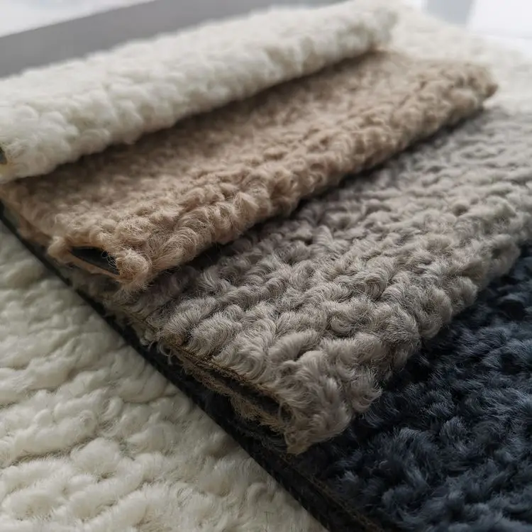 Super Soft Pet Furniture Fabric Boucle Cushion Fabric