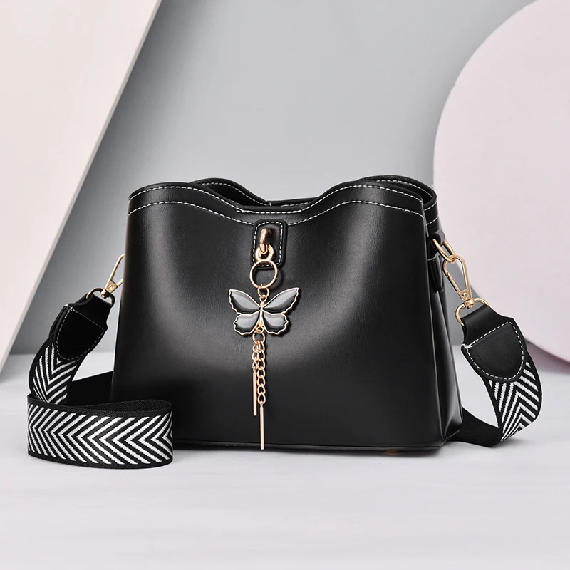 sac a main femme Hot Sales Messenger Bags Cute Pendant Pu Leather Crossbody Bags For Women