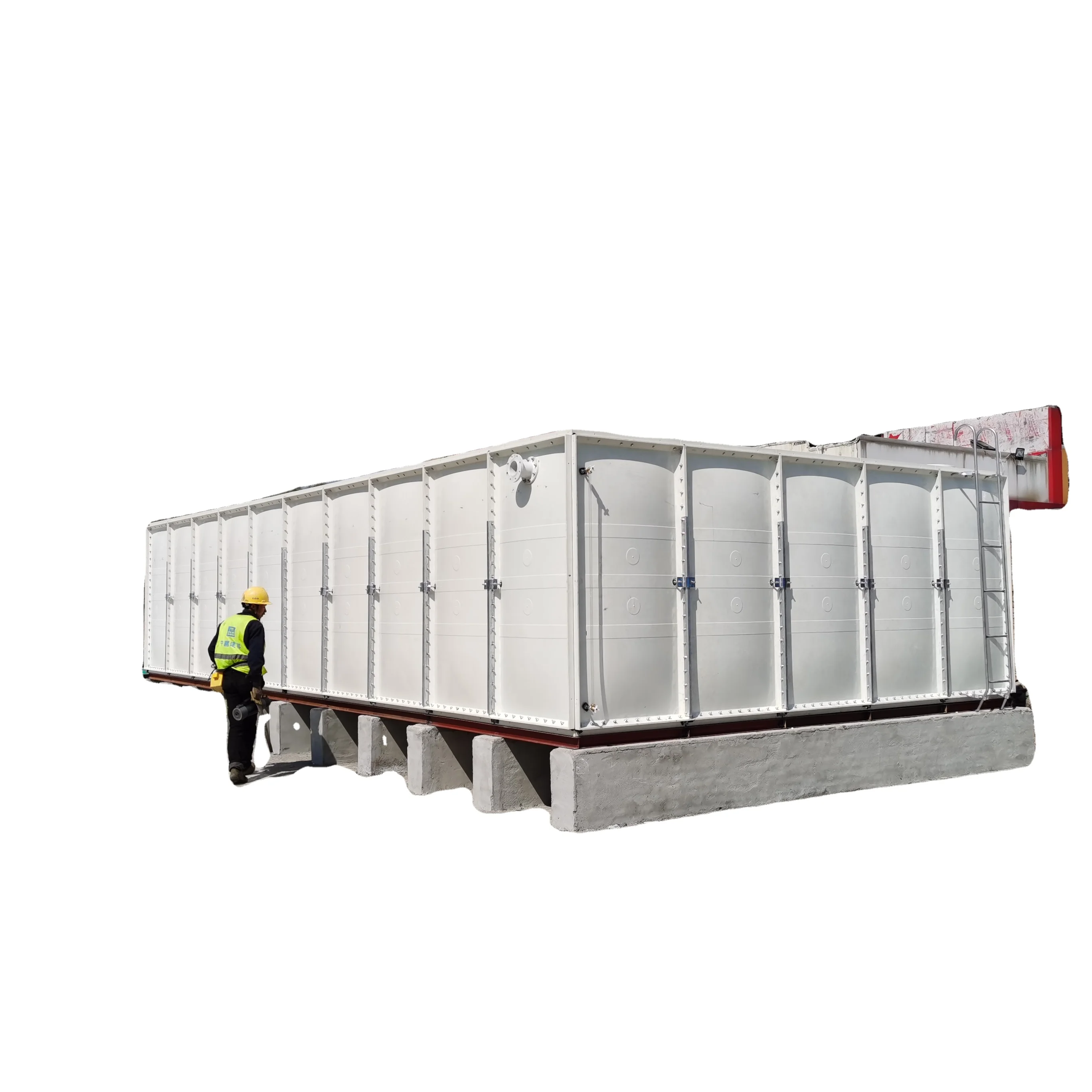 Environmentally friendly Water Purifier Plant grp hot water storage tank the exclusive 1x2m panels