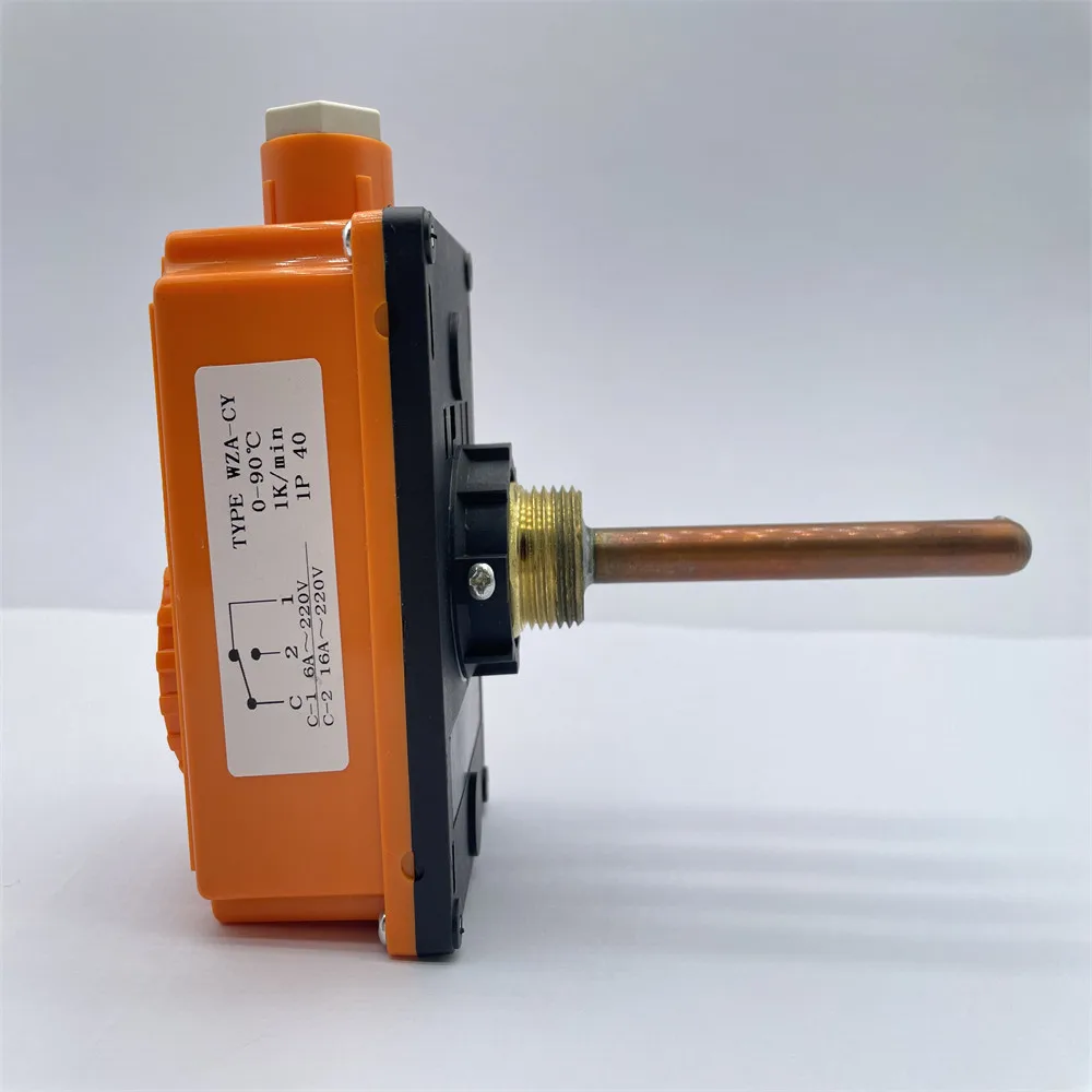 Hot Water Pipe Temperature Control Switch 0-90 Degrees Heat Supply System Temperature Control Adjustable