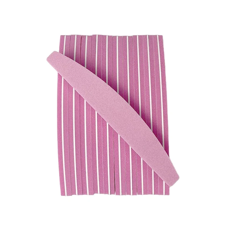Super Thick Durable Double Face Colorful Sponge File Half Moon Custom Color Sponge File