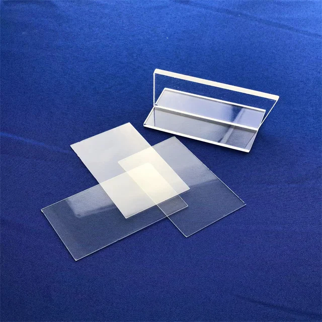 Fused quartz / silica transparent sheet glass plate