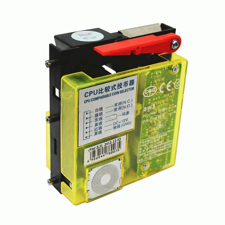 TW-800 Manual Ict Multi Coin Acceptor learning coin acceptor DST electronic coin acceptor