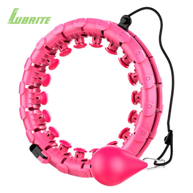  magnet hula ring fitness detachable hoops with ball weighted smart