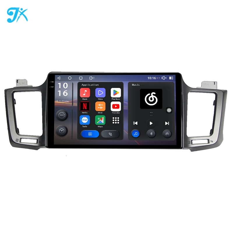 For Toyota RAV4 2013-2016  DTS Car Audio player 9inch Universal 8+256G 2000*1200  Carplay GPS WIFI  Android Stereo