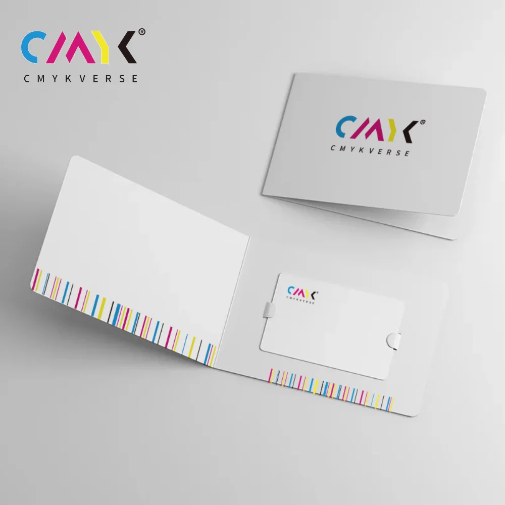 High Quality Custom Plastic PVC Card Holder Envelope Thank You Card for Business Wedding Birthday
