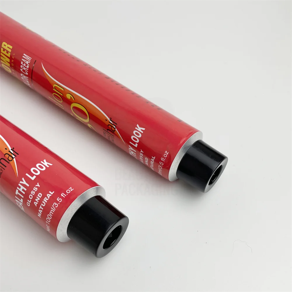150ml 120ml 100ml Collapsible Aluminum Flexible Packaging Tube for Hair dying hair professional coloring Hair Color Products