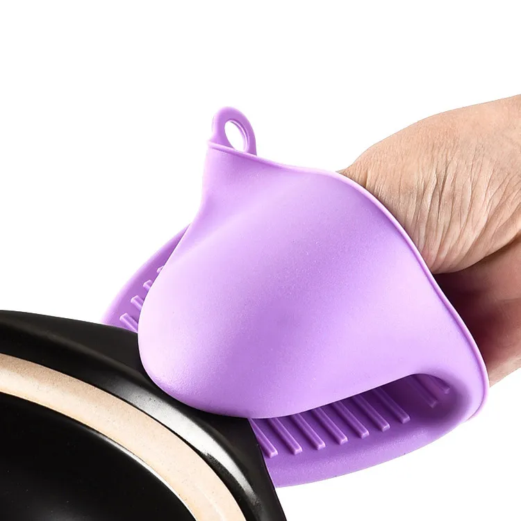 Best Selling Colorful Finger Hand Clip Heat Insulation Oven Mitt Hand Clip Baking  ToolsSilicone Anti-scalding