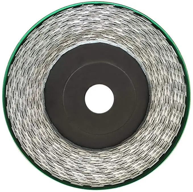 Mobile razor wire security barriers,fence top spikes