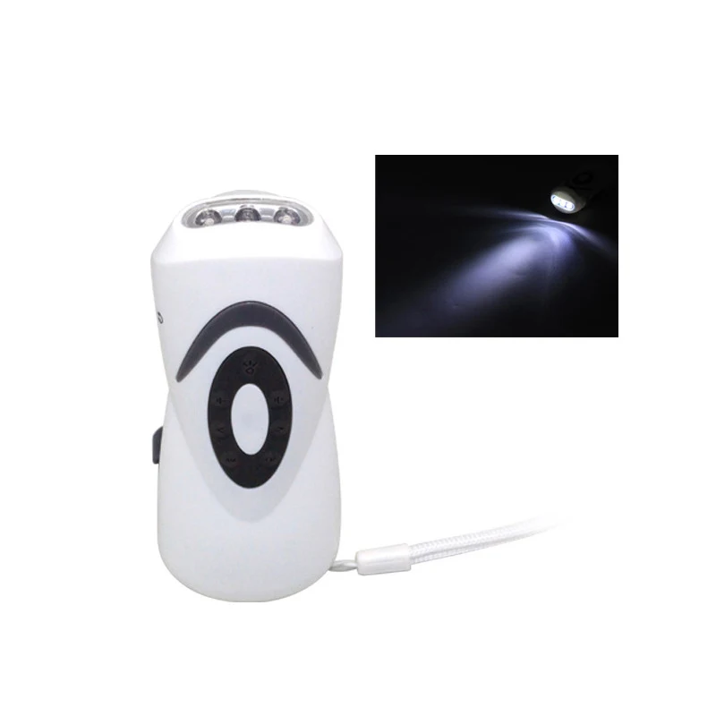 Многофункциональный портативный аварийный ручной генератор фонарик для предотвращения стихийных бедствий радио рекламный подарок