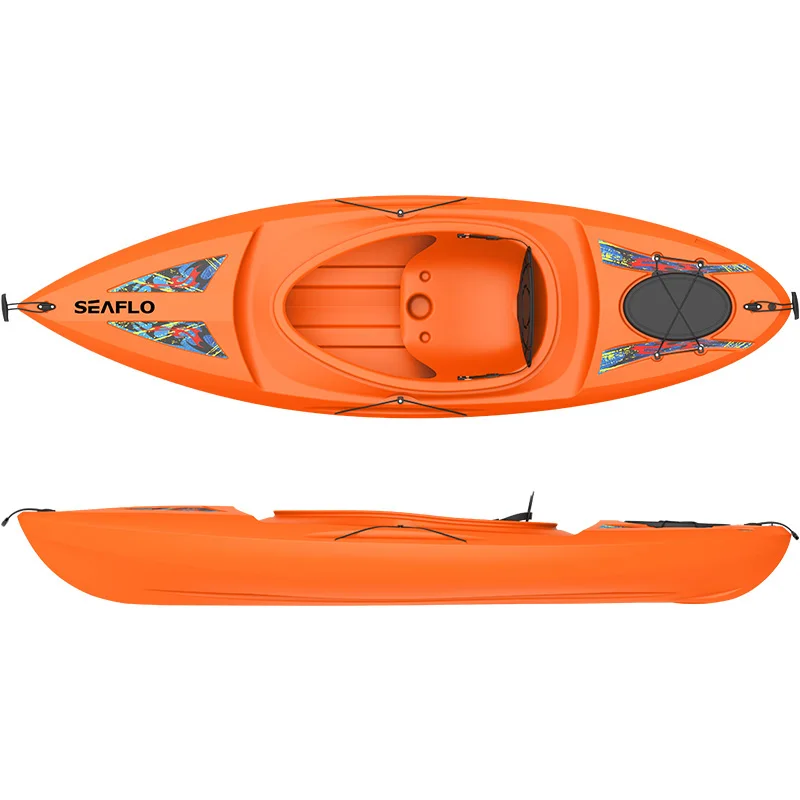 Sit-in Fishing Kayak with Paddle for Lakes and Rivers