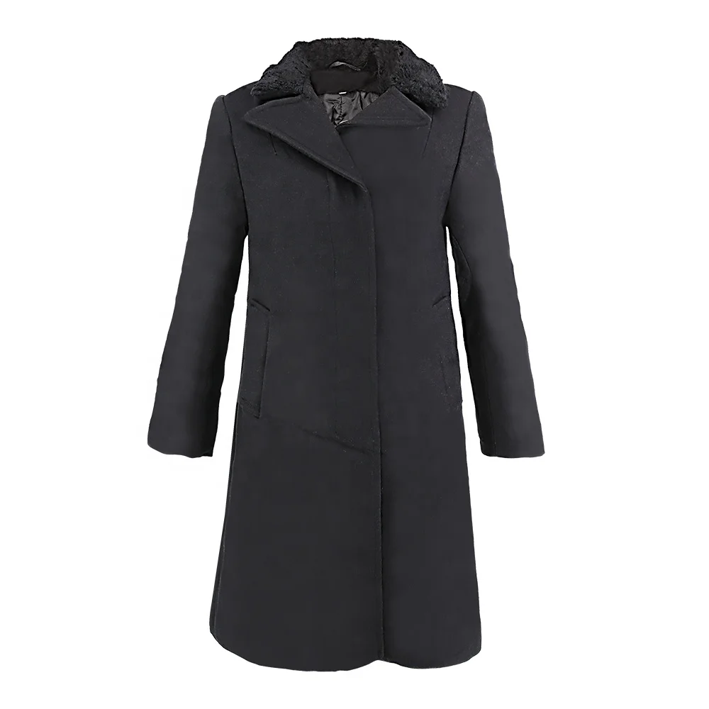 Double Safe Custom Wool Windproof Black Russian Officer jacket trench long coat Overcoat Men camouflage clothes