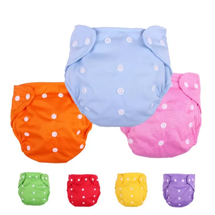 Hot Selling Baby Summer or winter Cloth Diapers Cover Adjustable Reusable Washable Nappies
