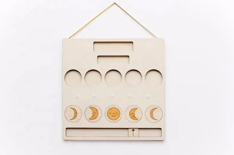 Weather calendar calendar daily chart Montessori Waldorf homeschooling materials sensory toys home learning kids wall calendar