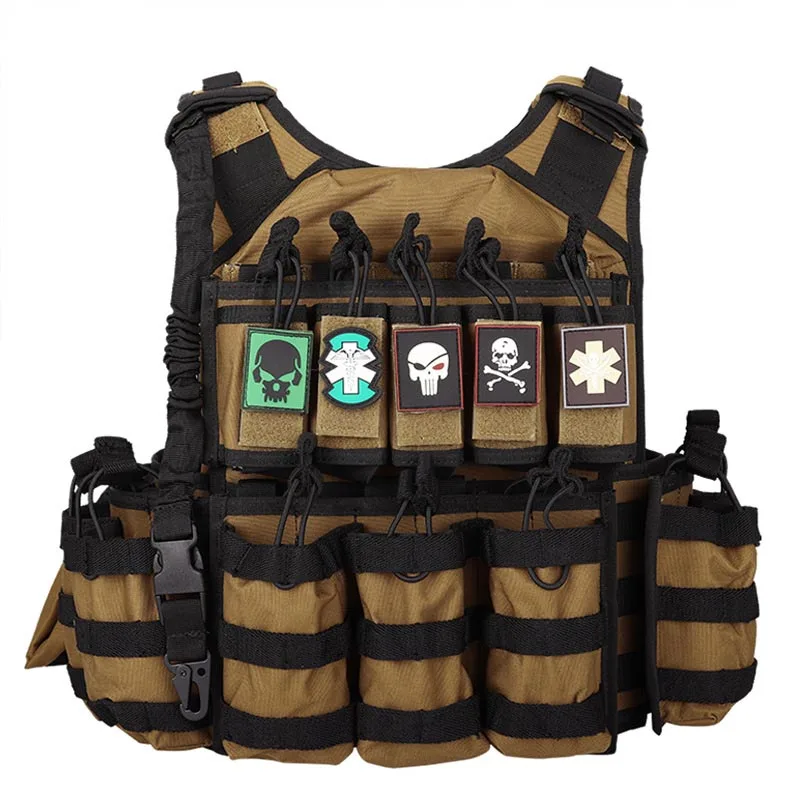 Multifunctional Waterproof Tactical Vest for Outdoor Survival Training Detachable and Reconfigurable Chest Vest