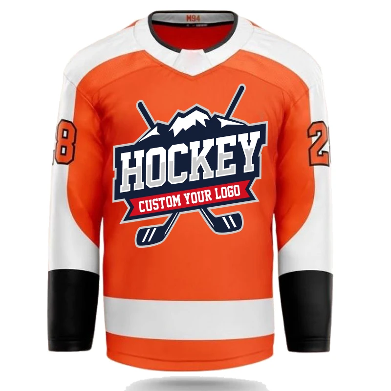 Quick-Dry custom reversible hockey and  ice hockey jersey sublimated