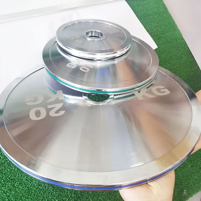 Gym Weight Lifting Workout Pure Steel Plating Powerlifting Weight Steel Plates 0.25 25 155Kg Electroplated Steel Barbell Plate