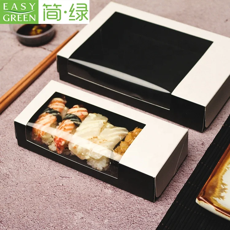 Easy Green disposable biodegradable pulp take away paper sushi tray