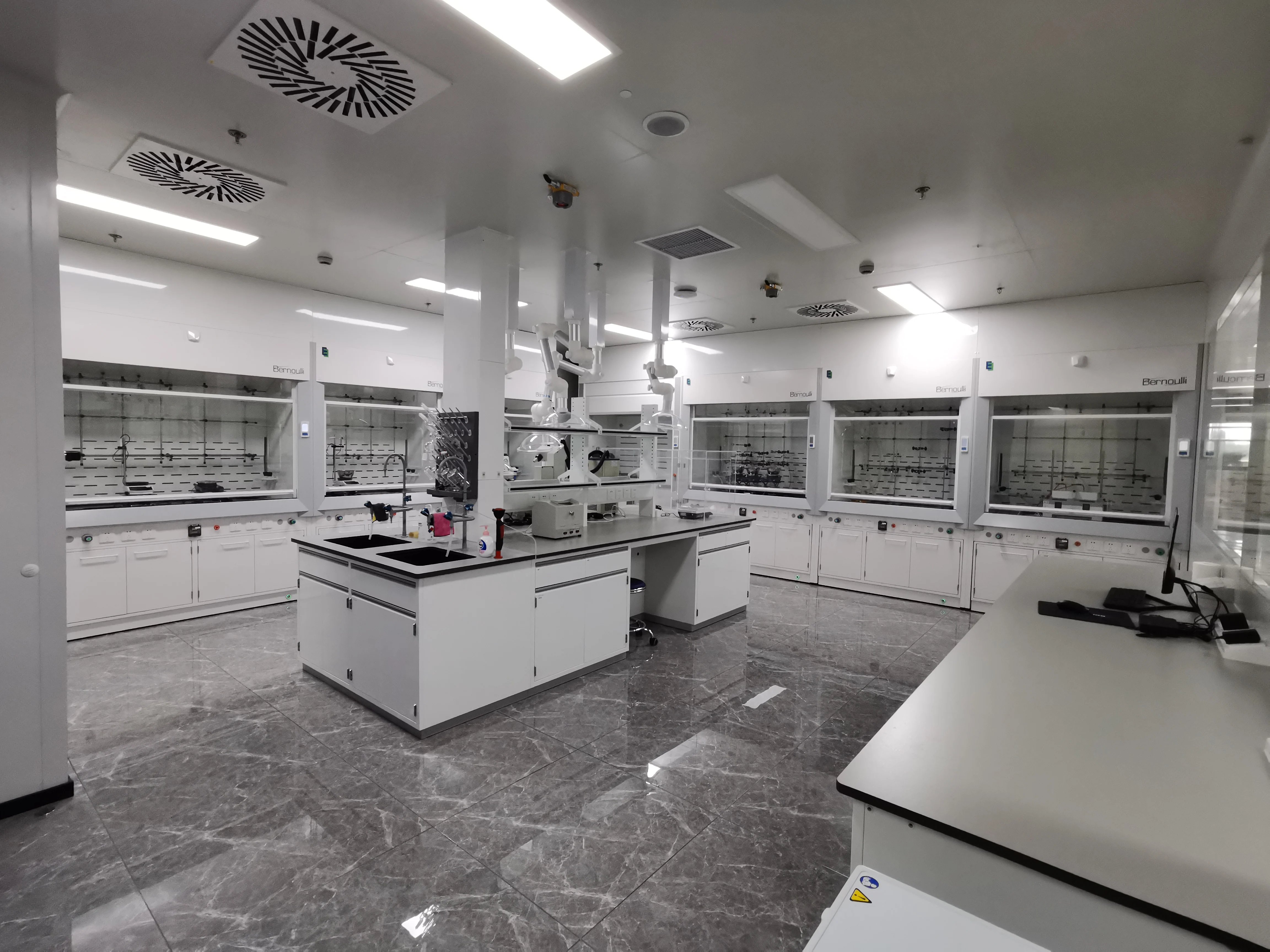 Factory direct sales school chemistry laboratory workbench laboratory furniture anti-corrosion console