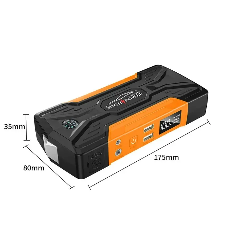 High Appearance Level car jump starter with air compressor Tool 28000mAh Powerful car battery starters 12V battery booster