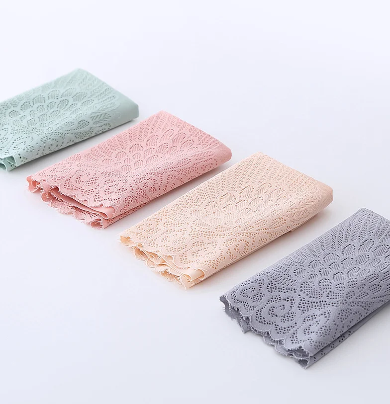 
Ice silk seamless cotton bottom crotch panties women lace hot style ladies underpants plus size women panties 