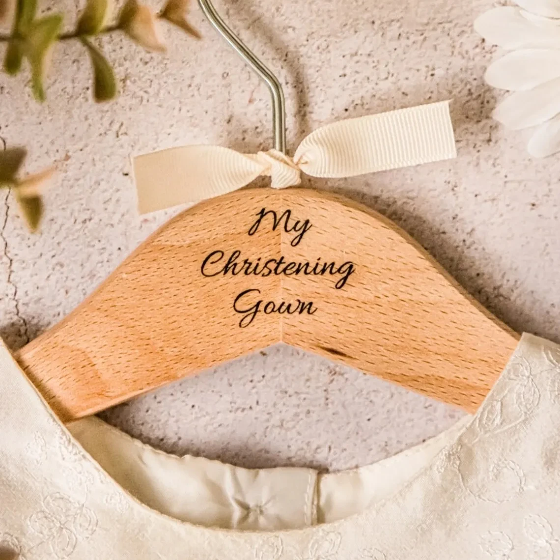 Wholesale Natural Color Solid Wood Baby Clothing Hangers Children Kids Wooden Hanger