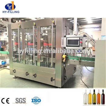 automatic  whisky vodka wine bottling small glass bottle liquor filling production line machine