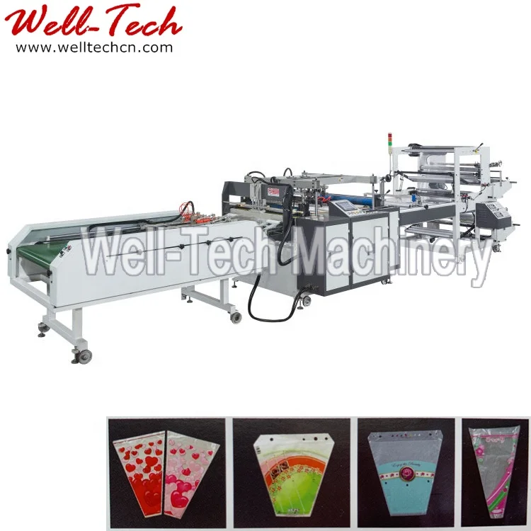 Production Fresh Flower Packing Bags Kraft Paper Bouquet Sleeves Potted Plants Brown Paper Bouquet Paper Sleeves Making Machine