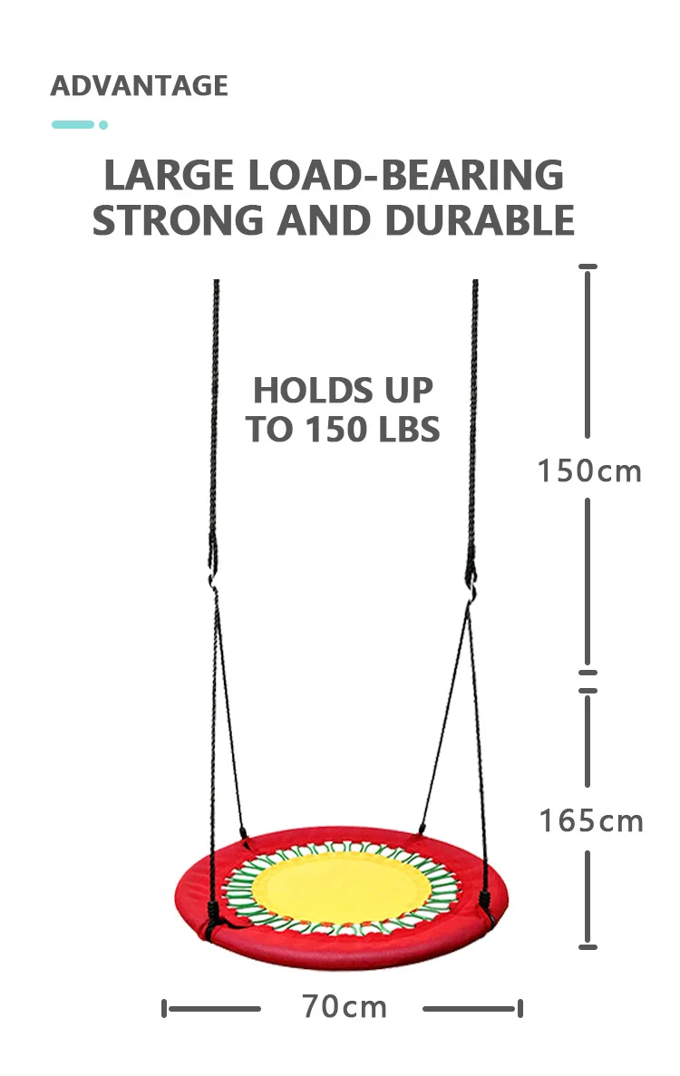 Челнока мода малыша блюдце качели комплект Замена дерево качели для детей и взрослых