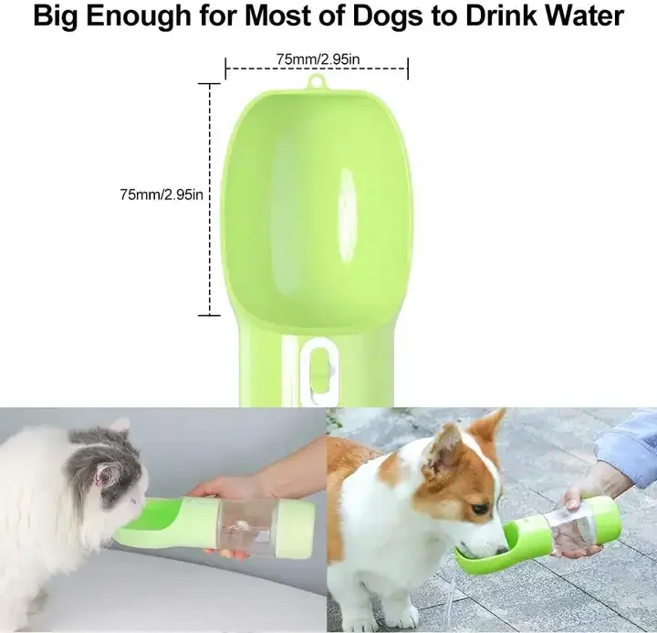 Pet Accompanying Cup Dog Outdoor Water Cup  Portable Travel Kettle Cat Water Bottle