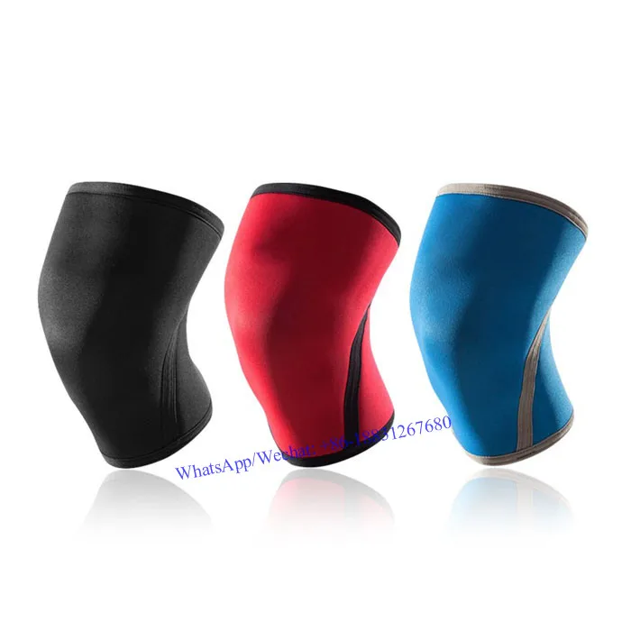 2021 Knee Compression Sleeves for Weightlifting, Powerlifting - 7mm Neoprene Squats Knee Sleeve with