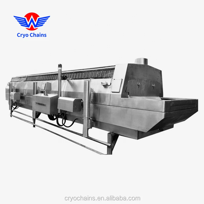Tunnel Freezing Tunnel Cooling Machine For Meat Vegetable Seafood