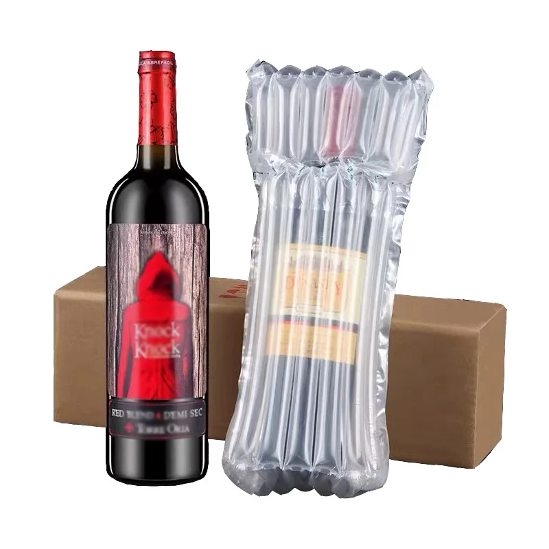 Protection Buffering Inflatable Wrap Pack  Plastic Packing Air Column Bubble Bag For Protective