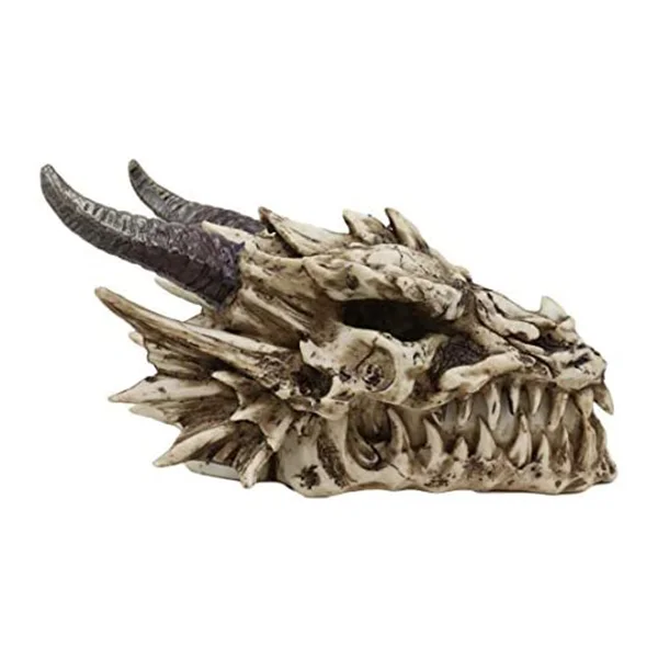 Custom Grinning Bone Skeleton Dragon Skull Trinket Box Dragon Head Bone Jewelry Storage Box Treasure Box