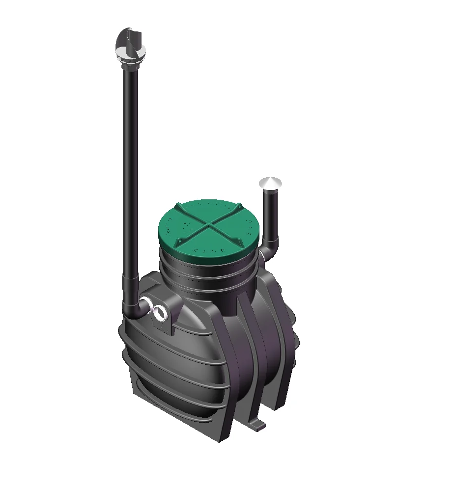 Domestic sewage treatment equipment  Integrated with septic tank