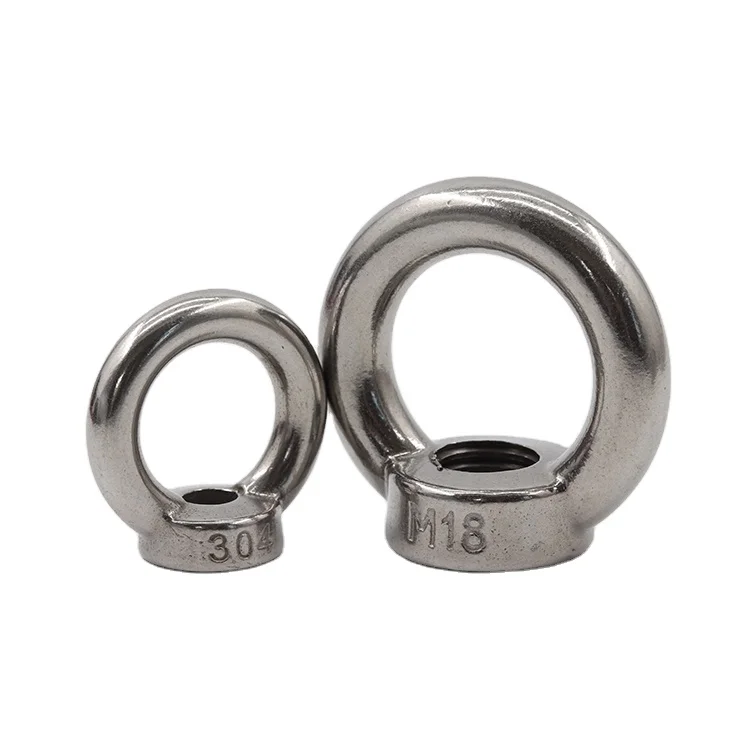 AISI 304 316 DIN582 stainless steel lifting eye Bolts eyebolt screw eye nut eyenut