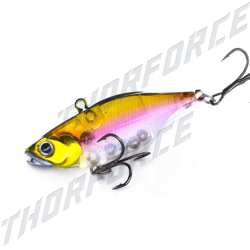 THORFORCE New Design Deep Diving VIB 12g Rattle Sound Artificial Swim Bait Lead Inside Hard Bait Vibra Fishing Lure