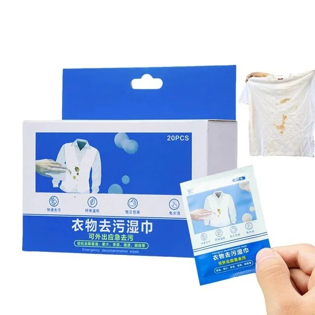 Best Seller Ultra Thick Portable Cleaning Wipes Organic Without Washing Stain Remover Wipes