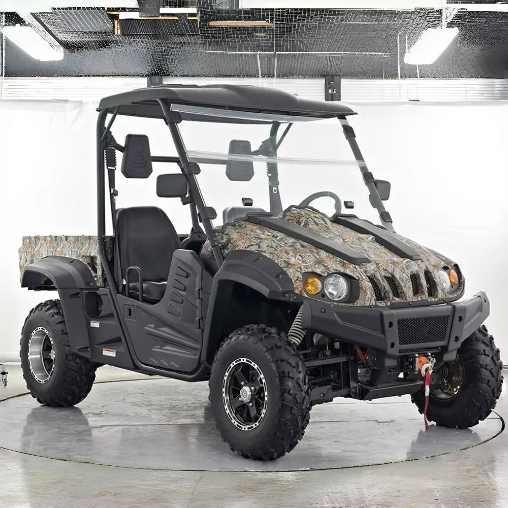 HISUN 4x4 700CC UTV мощный газовый двигатель полезное транспортное средство внедорожный грузовик боковая часть от производителя AWD квадрицикл