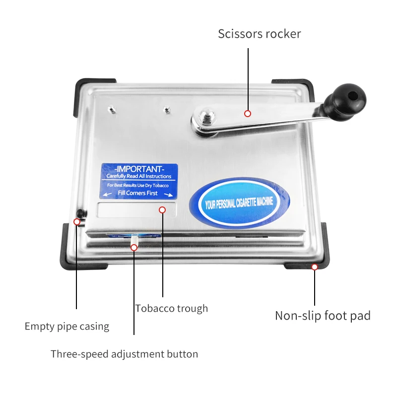 Factory new products 8mm sigrate filling machine cigarette tobacco automatic cigarette filling machine