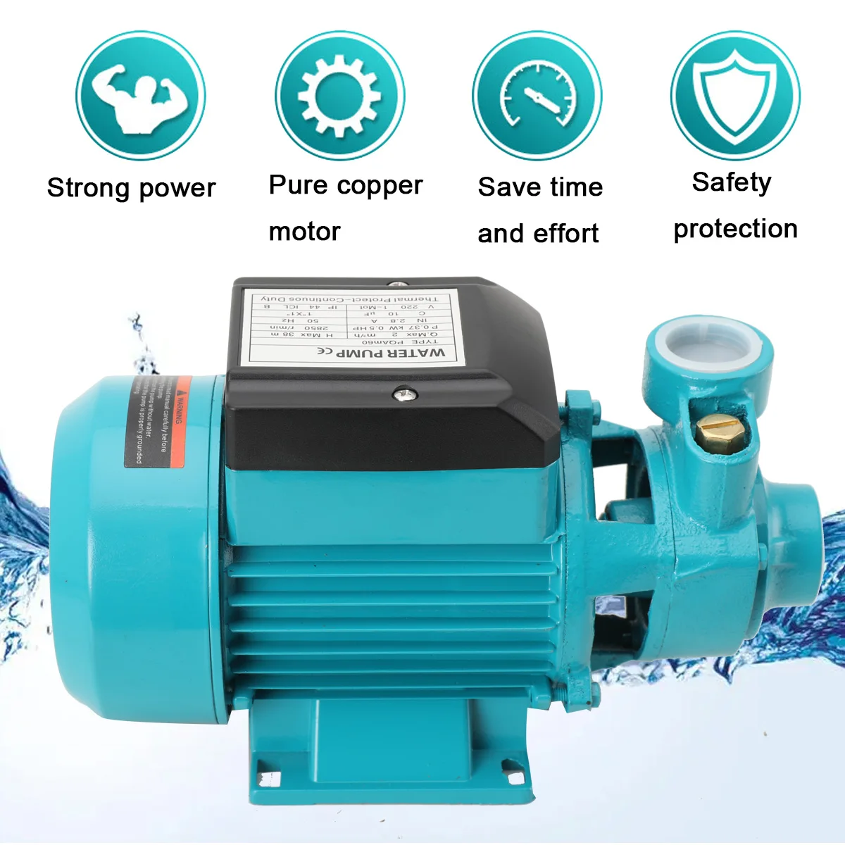 Wholesale 220V 370W 2850rpm Water Pressure Booster Pump Industrial Circulation Pump for Hot Water